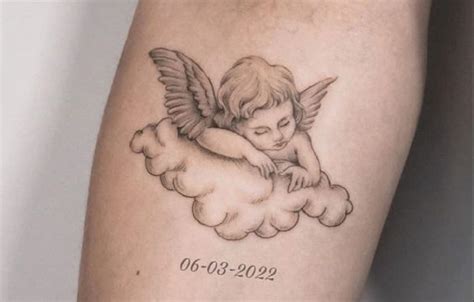 tatuajes de angelitos para mujer|190 ideas de Angelitos tattoo en 2024 